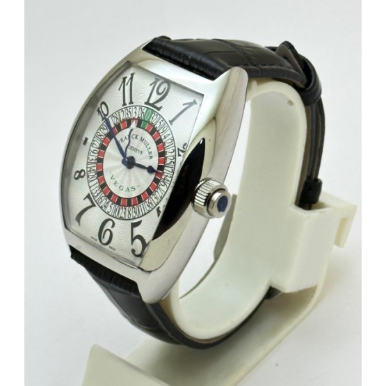 Franck Muller Vegas Steel Swiss Automatic Watch