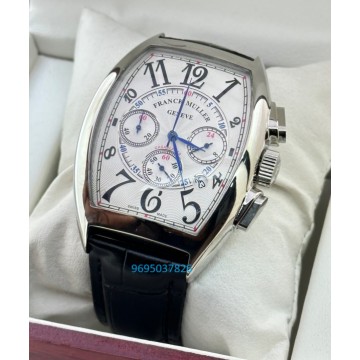 Franck Muller Casablanca Chronograph Leather Strap Watch