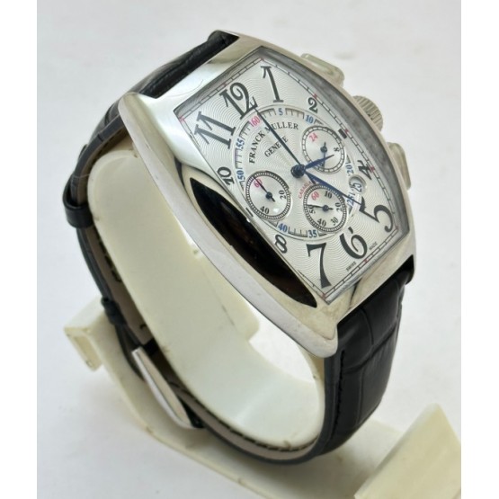 Franck Muller Casablanca Chronograph Leather Strap Watch