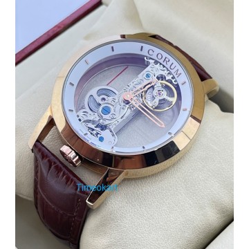 Corum Bubble Golden Bridge Rose Gold Swiss Automatic Watch