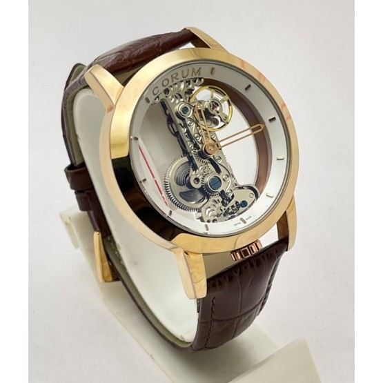 Corum Bubble Golden Bridge Rose Gold Swiss Automatic Watch