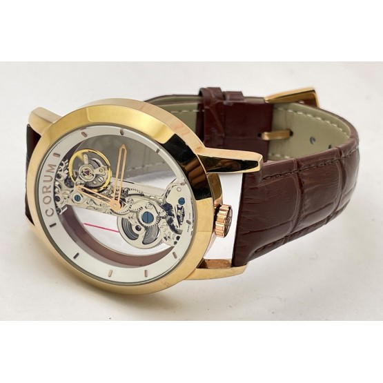 Corum Bubble Golden Bridge Rose Gold Swiss Automatic Watch