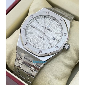 Audemars Piguet Royal Oak Steel White Swiss  Automatic Watch