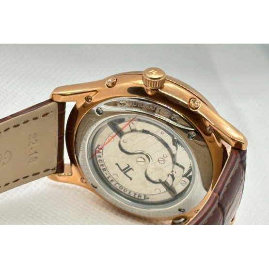 Jaeger Le Coultre Master Control Power Reserve White Rose Gold Swiss ETA Automatic Watch