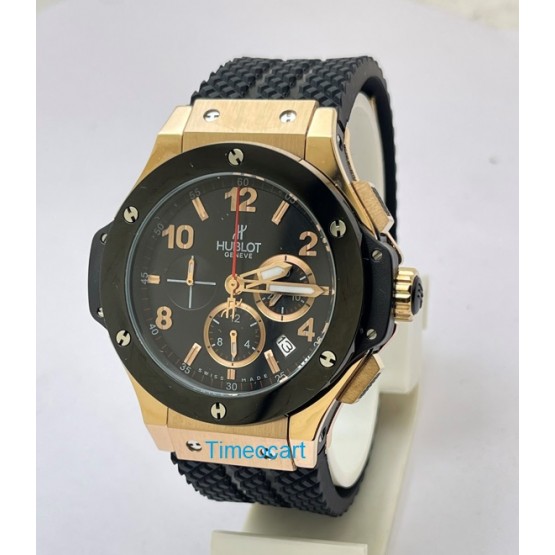 Hublot Big Bang Ceramic Bezel Rose Gold Watch - A