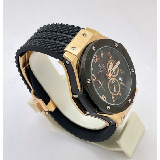 Hublot Big Bang Ceramic Bezel Rose Gold Watch - A