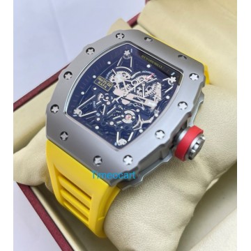 Richard Mille RM35-02 Rafael Nadal Yellow Swiss ETA 7750 Valjoux Movement Watch