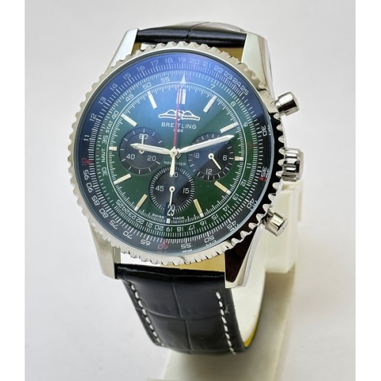 Breitling Navitimer B01 Green Chronograph Watch - B