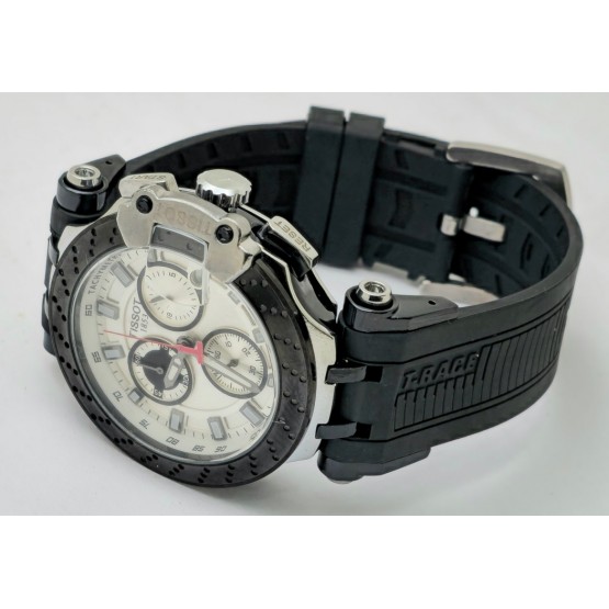 Tissot T - Race T Sport Steel Black Rubber Strap Watch