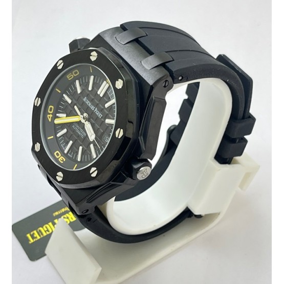 Audemars Piguet Diver Full Black Rubber Strap Swiss Automatic Watch