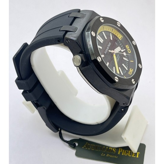 Audemars Piguet Diver Full Black Rubber Strap Swiss Automatic Watch