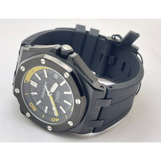 Audemars Piguet Diver Full Black Rubber Strap Swiss Automatic Watch