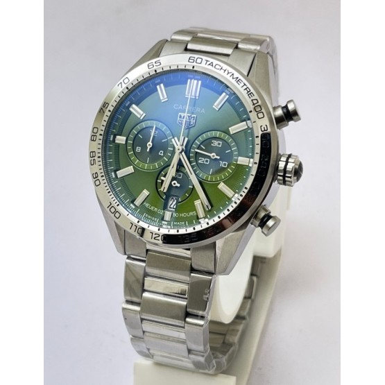 Tag Heuer Carrera Sport Green Chronograph Steel Watch