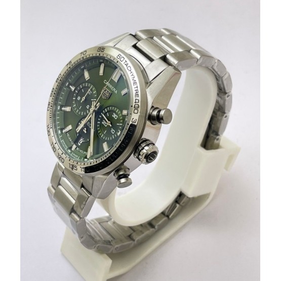 Tag Heuer Carrera Sport Green Chronograph Steel Watch