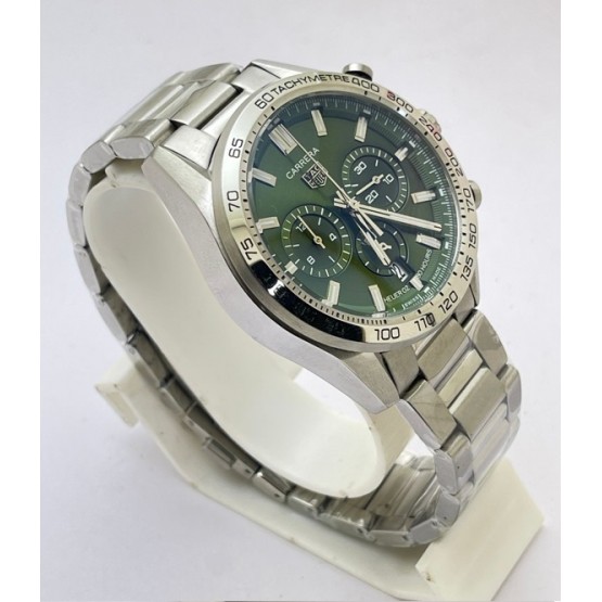 Tag Heuer Carrera Sport Green Chronograph Steel Watch