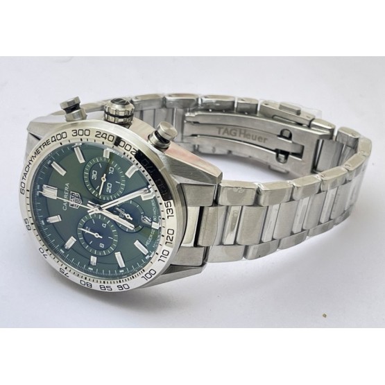 Tag Heuer Carrera Sport Green Chronograph Steel Watch