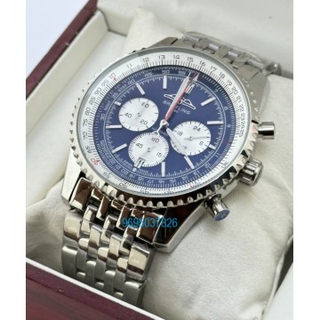 Breitling Navitimer Chronograph Blue Steel Watch