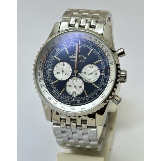 Breitling Navitimer Chronograph Blue Steel Watch