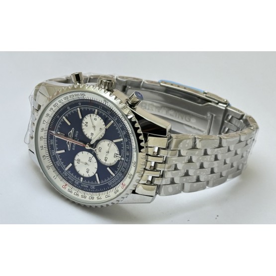 Breitling Navitimer Chronograph Blue Steel Watch