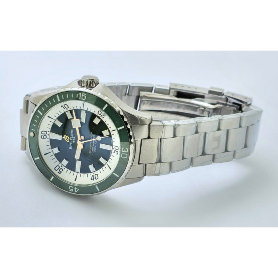 Breitling Superocean Green Steel Swiss Automatic Watch