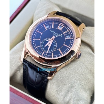 Patek Philippe Complications Annual Calendar Black Swiss Automatic Watch