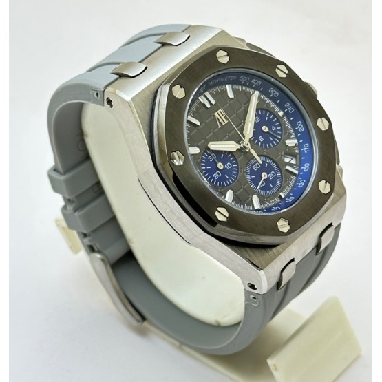  Audemars Piguet Royal Oak Offshore Steel Grey Rubber Strap Limited Edition Watch