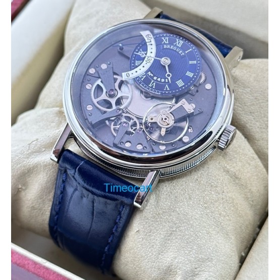 Breguet Tradition 7097 Blue Boutique Edition Swiss ETA 7750 Valjoux Automatic Movement Watch