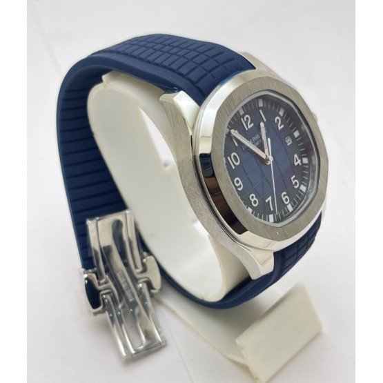 Patek Philippe Aquanaut Blue Rubber Strap Swiss Automatic Watch