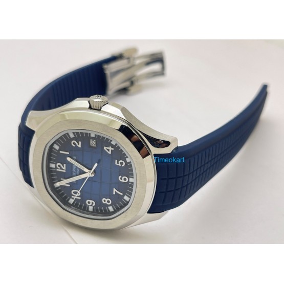 Patek Philippe Aquanaut Blue Rubber Strap Swiss Automatic Watch