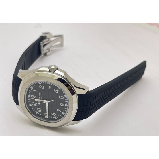 Patek Philippe Aquanaut Black Rubber Strap Swiss Automatic Watch