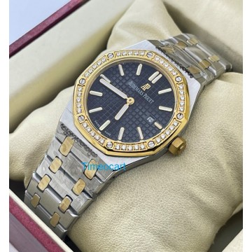 Audemars Piguet Royal Oak Dual Diamond Black Ladies Watch