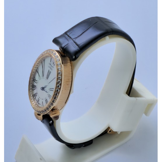 Breguet Reine de Naples Leather Strap Ladies Watch