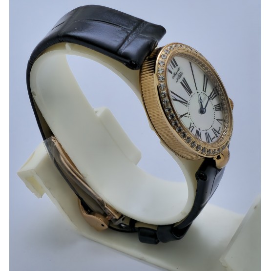 Breguet Reine de Naples Leather Strap Ladies Watch