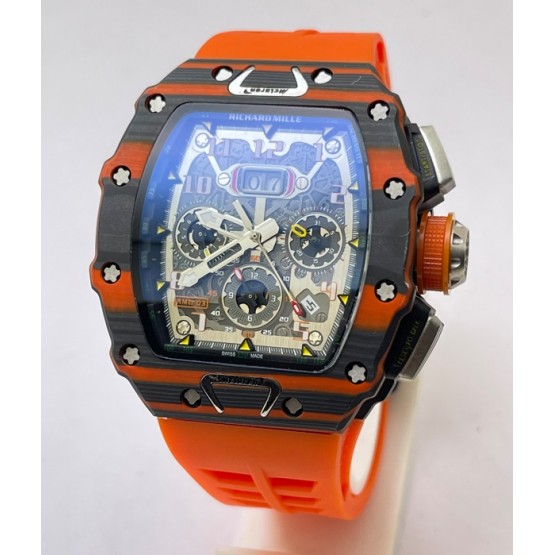  Richard Mille Mclaren RM 11-03 Orange Strap Swiss Automatic Watch