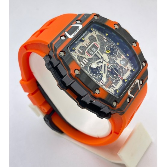  Richard Mille Mclaren RM 11-03 Orange Strap Swiss Automatic Watch