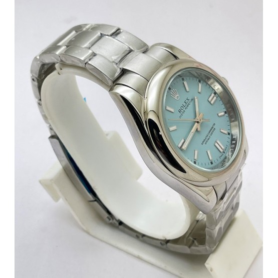 Rolex Oyster Perpetual ICE BLUE Steel Swiss Automatic Watch