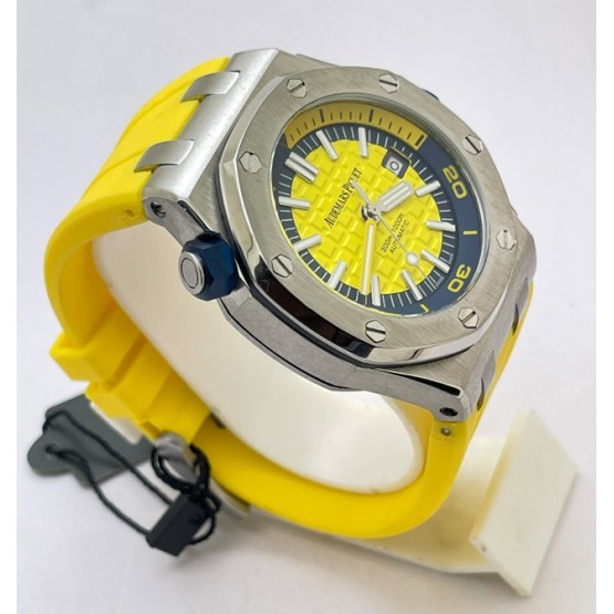 Audemars Piguet Diver Yellow Rubber Strap Swiss Automatic Watch