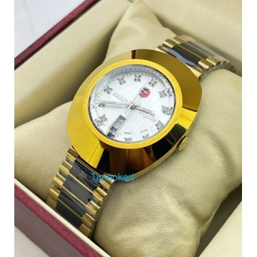 Rado Diastar Golden DAY-DATE Dual Tone Swiss Automatic Watch