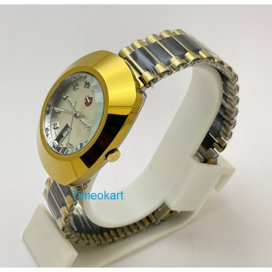 Rado Diastar Golden DAY-DATE Dual Tone Swiss Automatic Watch