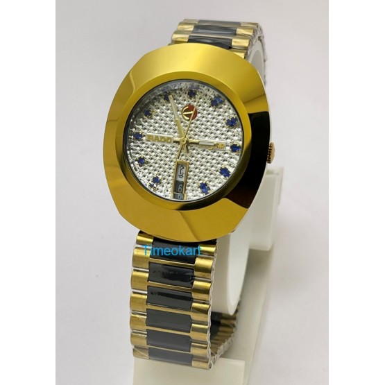 Rado Diastar Golden DAY-DATE Dual Tone 2 Swiss Automatic Watch