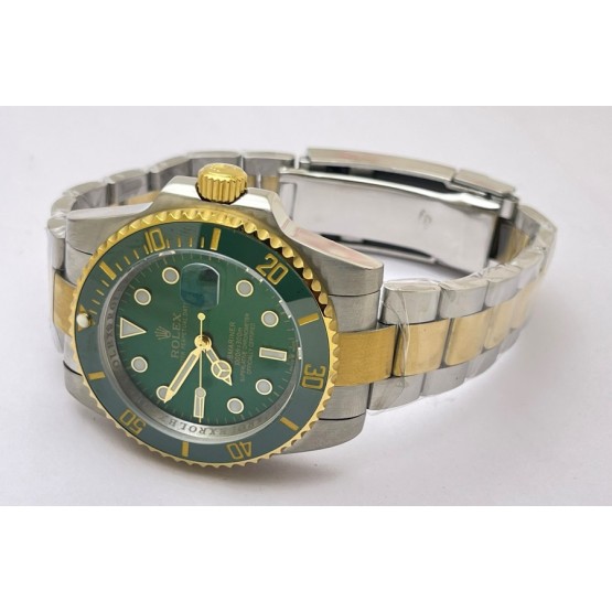 Rolex Submariner Green Dial Dual Tone Swiss Automatic Watch