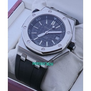 Audemars Piguet Diver Black Rubber Strap Swiss Automatic Watch