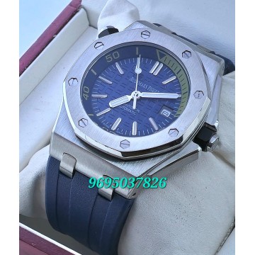 Audemars Piguet Diver Blue Rubber Strap Swiss Automatic Watch