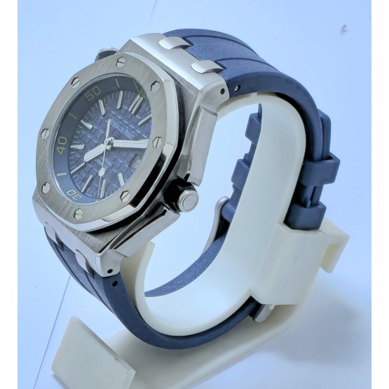 Audemars Piguet Diver Blue Rubber Strap Swiss Automatic Watch