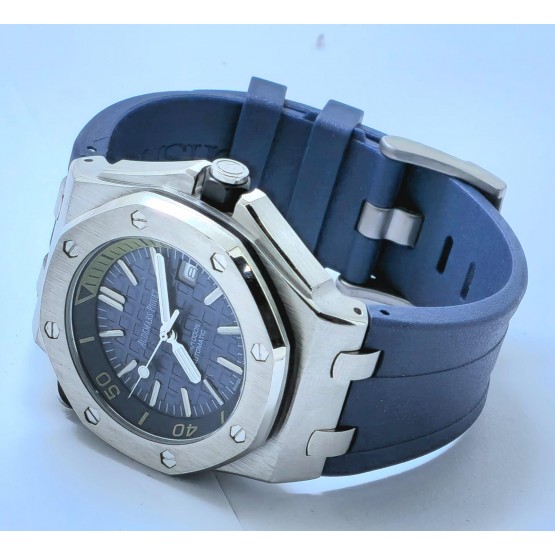 Audemars Piguet Diver Blue Rubber Strap Swiss Automatic Watch