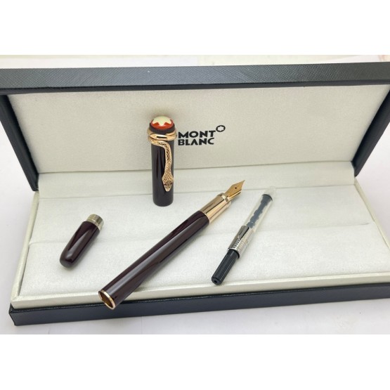 Mont Blanc Heritage Rouge Et Noir Fountain Pen - 2