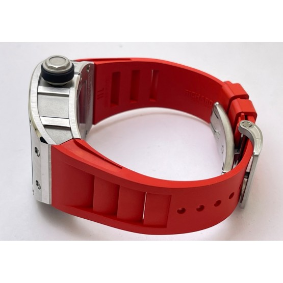 Richard Mille RM 035 Americas Edition Red Strap Swiss ETA 7750 Valjoux Movement Watch