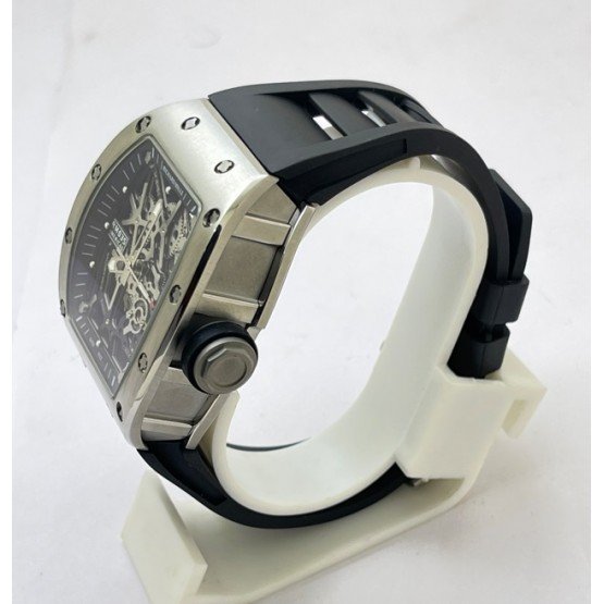 Richard Mille RM 035 Americas Edition Black Strap Swiss ETA 7750 Valjoux Movement Watch