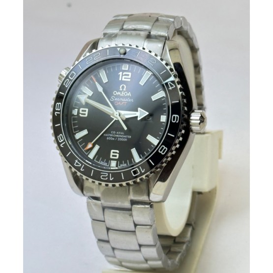 Omega Seamaster Planet Ocean GMT Black Swiss Automatic Watch