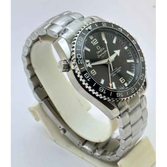 Omega Seamaster Planet Ocean GMT Black Swiss Automatic Watch